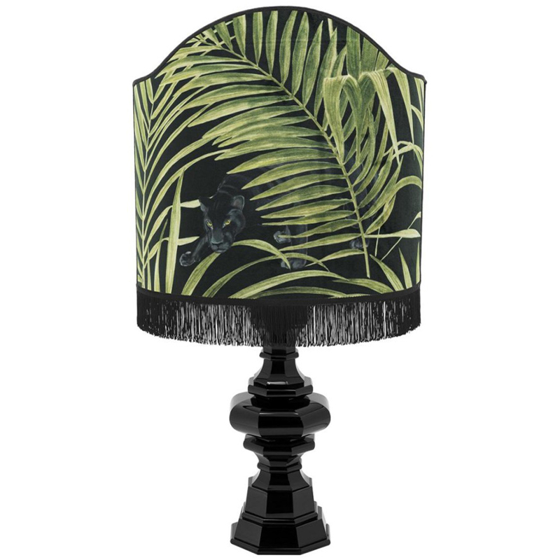 Настольная лампа Table Lamp Empire Scudo Black Green Черный Зеленый в Омске | Loft Concept 