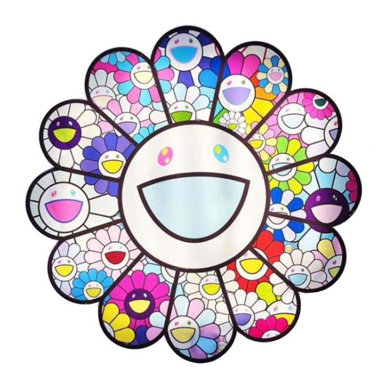 Светильник разноцветный подсолнух Takashi Murakami 2 Мульти в Омске | Loft Concept 