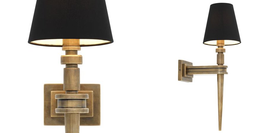 Бра Wall Lamp Waterloo Single Brass - Loft-Concept в Омске