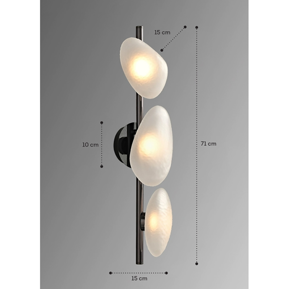 Бра LINDIS FROST LONG WALL 3 лампы Молочное стекло  в Омске