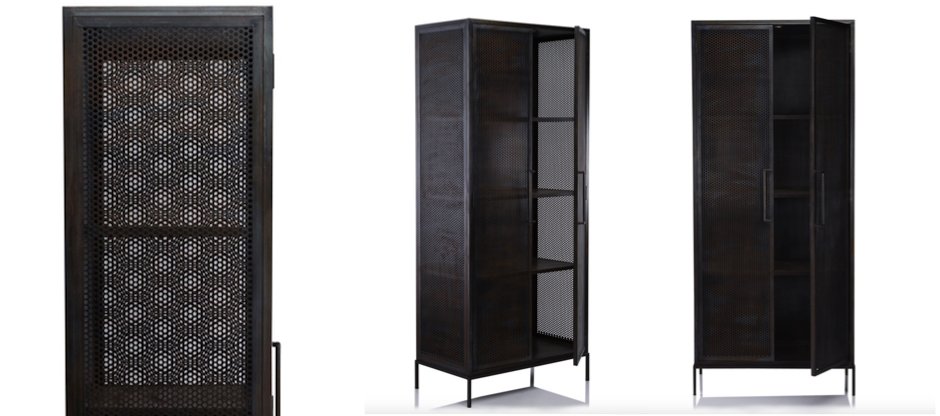 Шкаф Industrial Loft Dark Metal Tali Cabinet Шкаф Industrial Loft Dark Metal Tali Cabinet - Loft-Concept в Омске