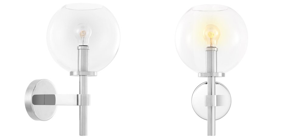 Бра Wall Lamp Jade Nickel Бра Wall Lamp Jade Nickel - Loft-Concept в Омске
