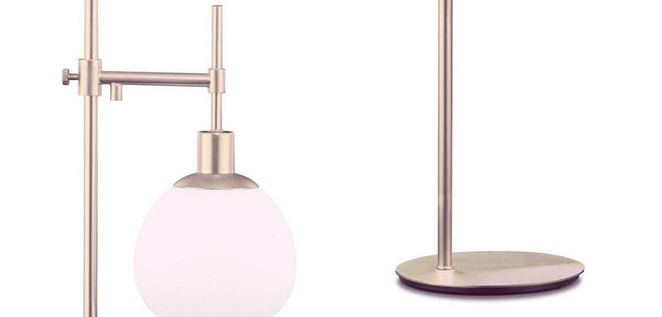 Настольная лампа Tiepolo Ball Table lamp nickel Настольная лампа Tiepolo Ball Table lamp nickel - Loft-Concept в Омске