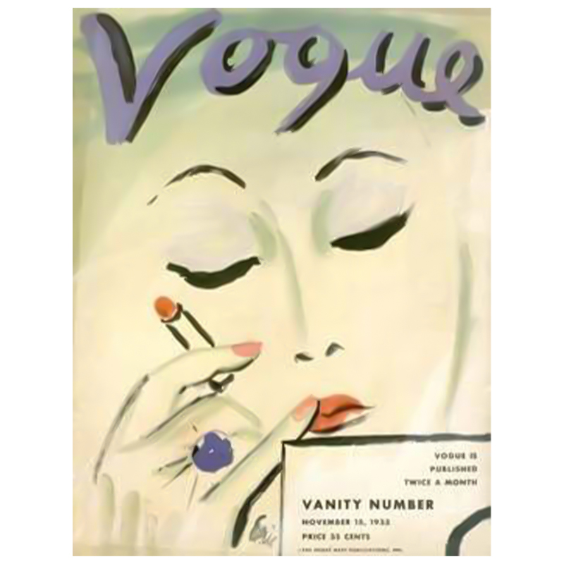 Постер Vogue Cover 1933 November  в Омске | Loft Concept 