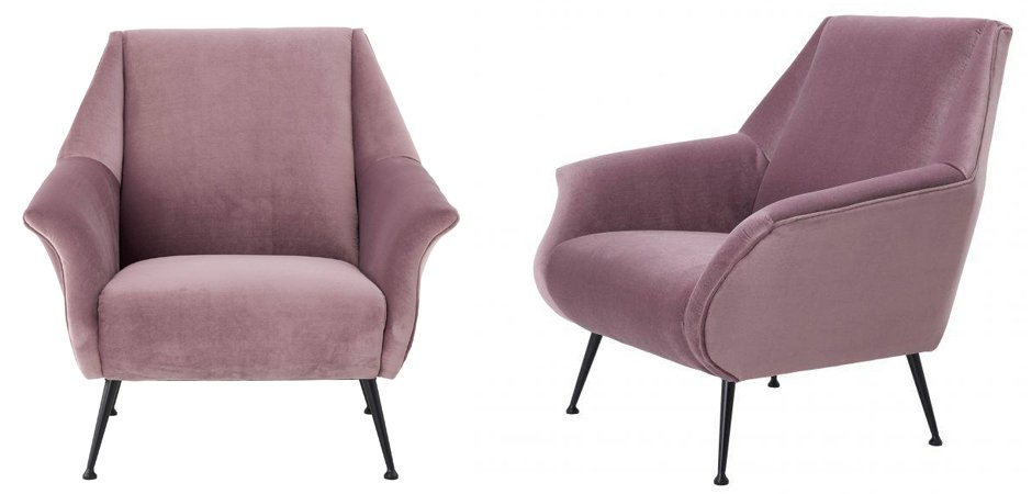 Кресло Eichholtz Chair Trezzo Lilac Кресло Eichholtz Chair Trezzo Lilac - Loft-Concept в Омске