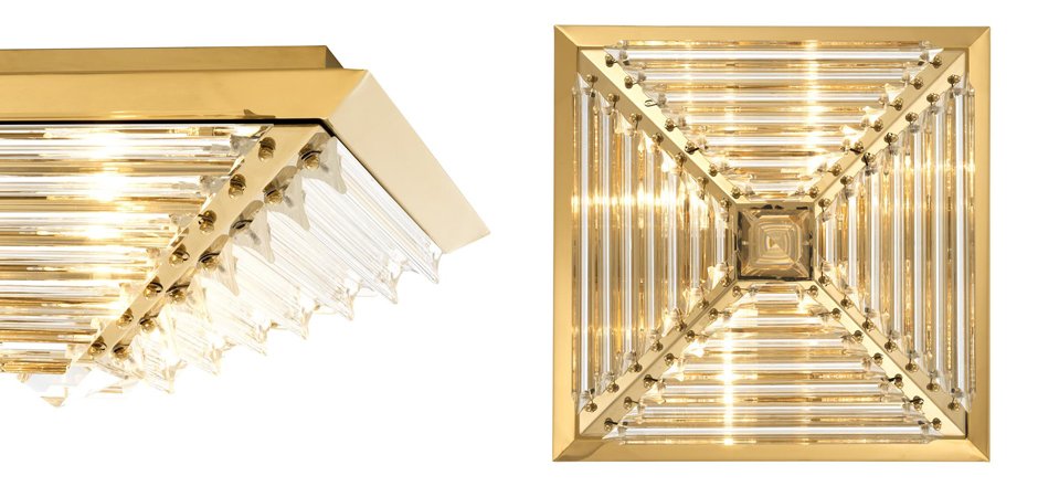 Потолочный светильник Eichholtz Ceiling Lamp Eden Gold Потолочный светильник Eichholtz Ceiling Lamp Eden Gold - Loft-Concept в Омске