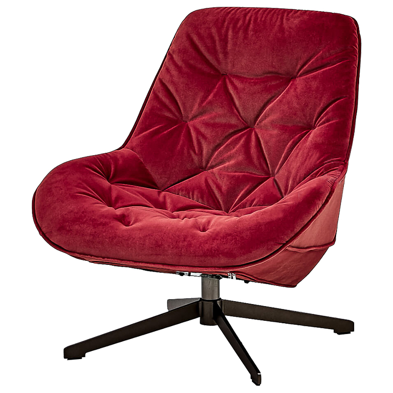 Кресло Vetsera Chair Красный (Red) Черный в Омске | Loft Concept 