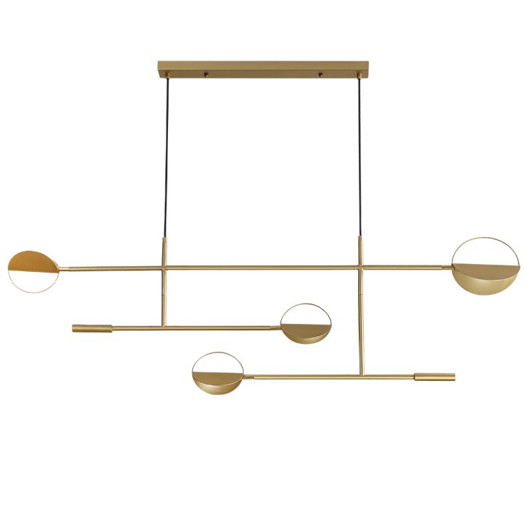 Люстра BOLIA LEAVES PENDANT brass Латунь в Омске | Loft Concept 