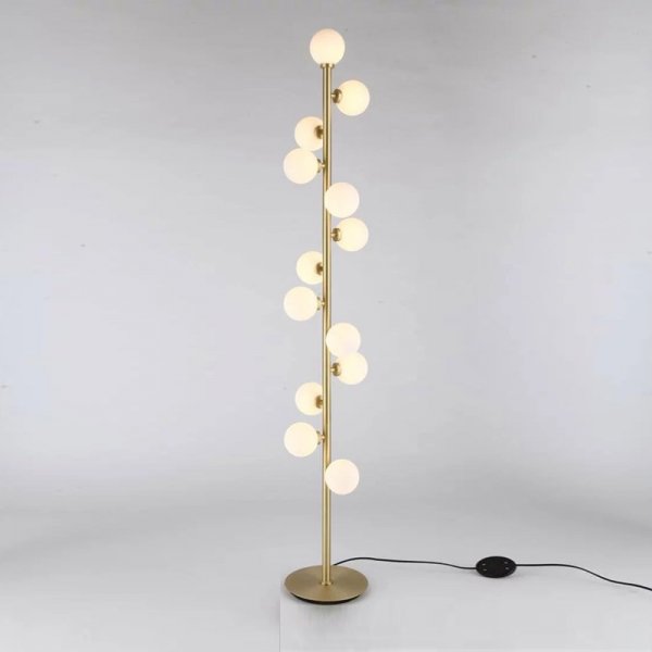 Торшер Bubble Stik Cold floor lamp Латунь в Омске | Loft Concept 