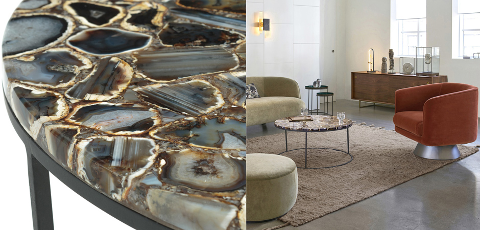 Стол кофейный Natural Agate - Loft-Concept в Омске