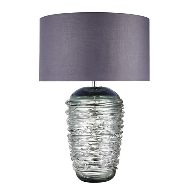 Настольный светильник Porta Romana GLB32 GLASS THREAD LAMP Стекло Смок в Омске | Loft Concept 