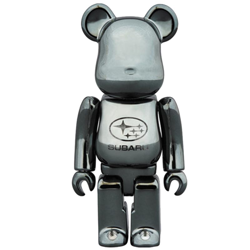 Статуэтка Bearbrick Subaru Темный хром в Омске | Loft Concept 