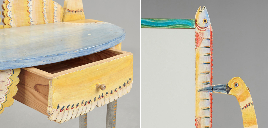 Туалетный Столик Painted Wood Dressing Table - Loft-Concept в Омске