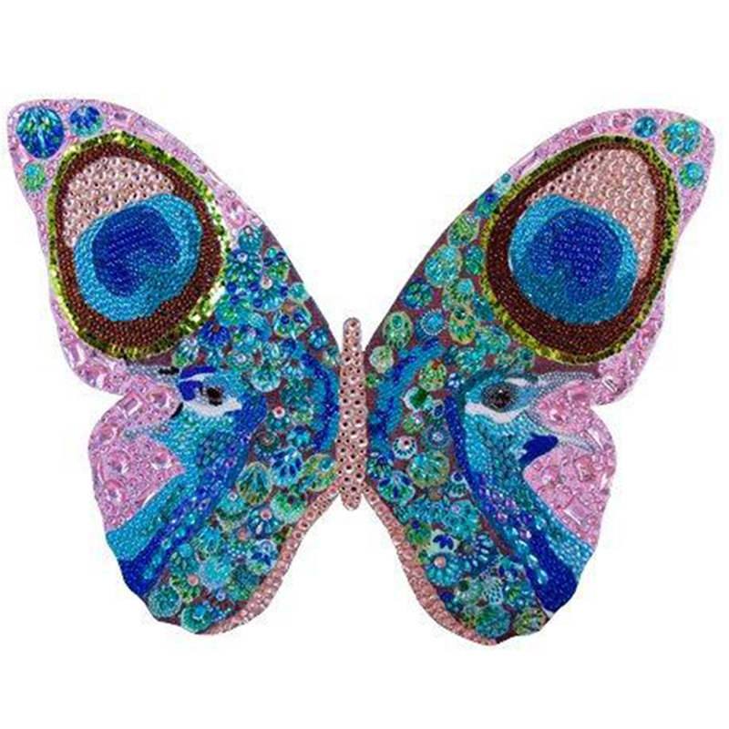 Картина “Peacock Bedazzled Butterfly Cut Out” Мульти в Омске | Loft Concept 