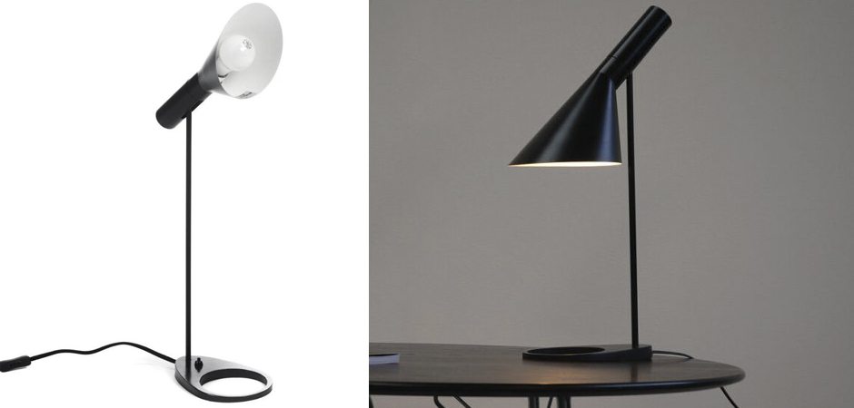 Настольная лампа AJ Table Black Настольная лампа AJ Table Black - Loft-Concept в Омске
