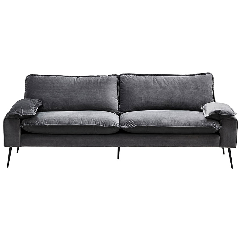 Диван Hilario Sofa Графит Черный в Омске | Loft Concept 