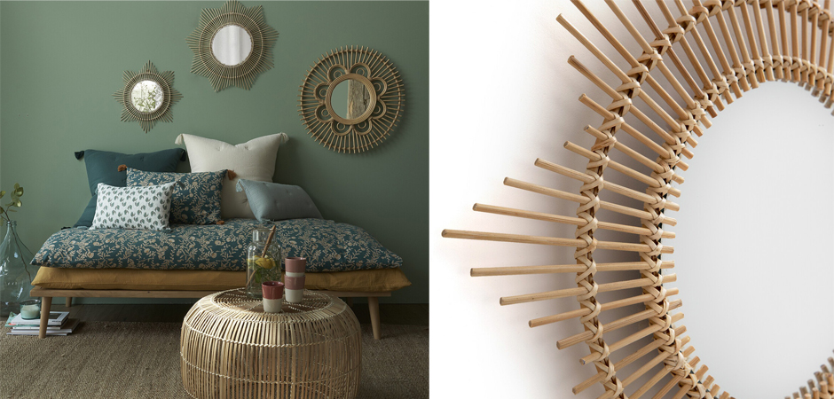 Зеркало Mirror Bamboo D45 Зеркало Mirror Bamboo D45 - Loft-Concept в Омске
