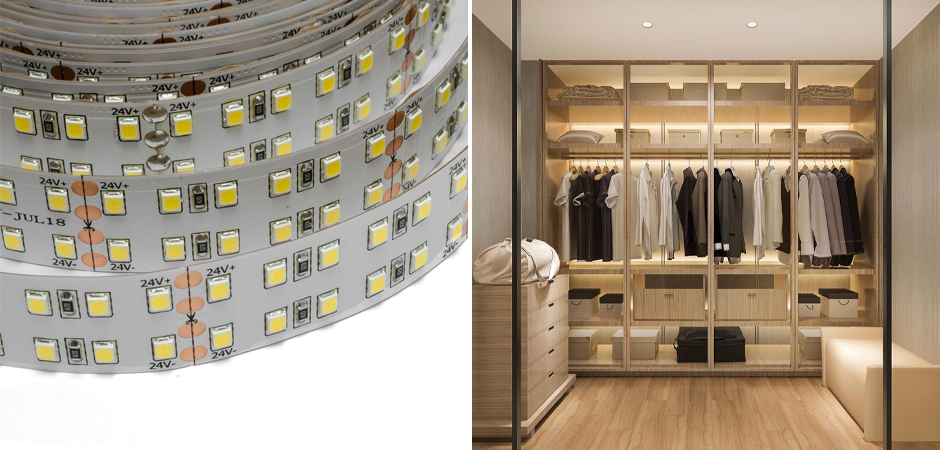 Светодиодная лента 38W/m 240Led/m 2835SMD теплый белый Светодиодная лента 38W/m 240Led/m 2835SMD теплый белый - Loft-Concept в Омске