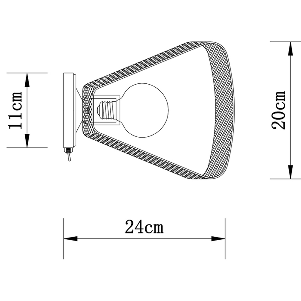 Бра в стиле лофт Lamp Malik в Омске