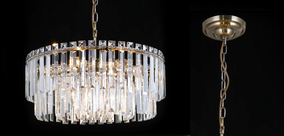 Люстра Odeon Chandelier Прозрачное Стекло Люстра Odeon Chandelier Прозрачное Стекло - Loft-Concept в Омске