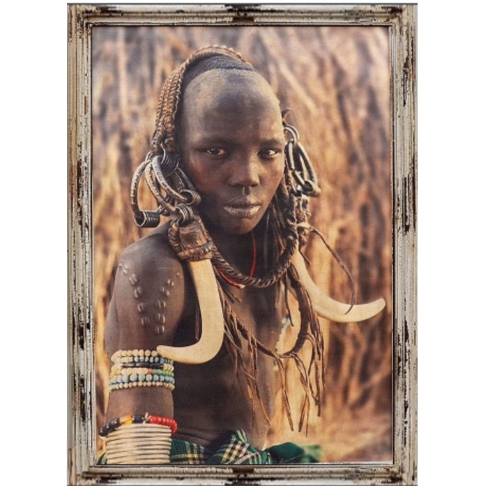 Постер Jovem Mursi  Omo Valley Ethiopia  в Омске | Loft Concept 