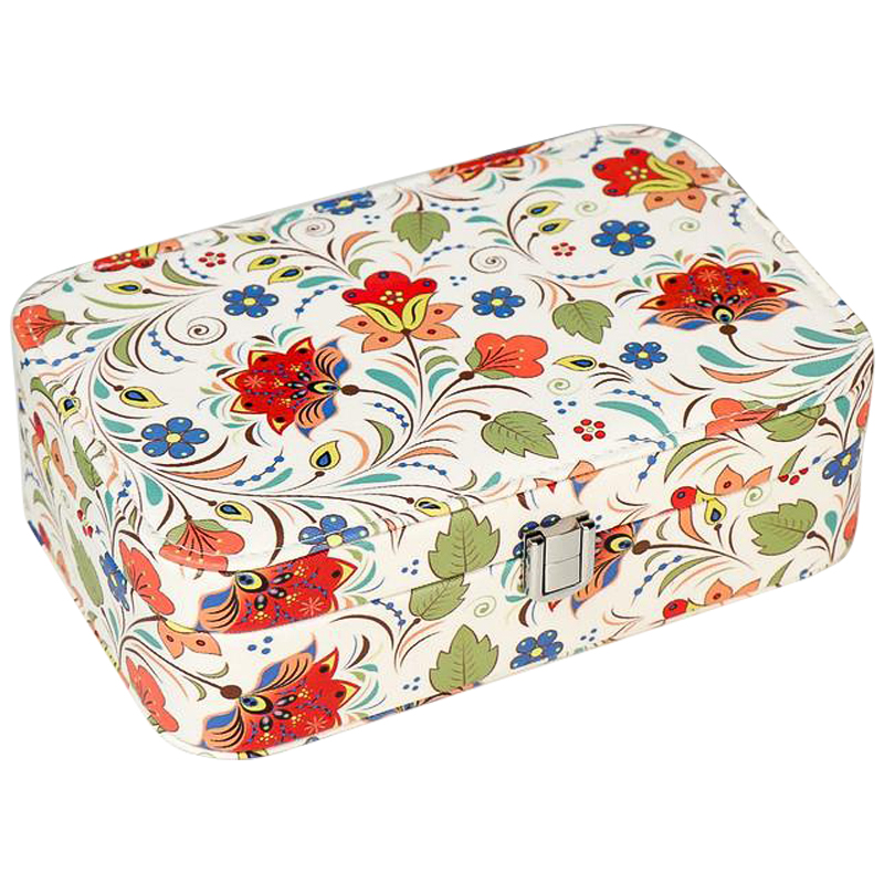 Шкатулка Multicilored Floral Pattern Jewerly Organizer Box Мульти в Омске | Loft Concept 