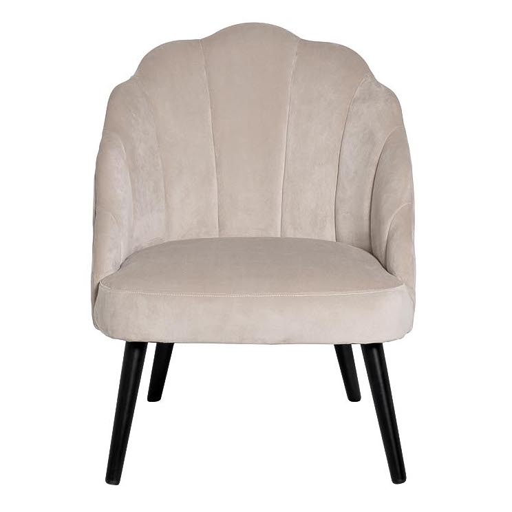 Кресло FolioFlower Armchair beige Бежевый Черный в Омске | Loft Concept 