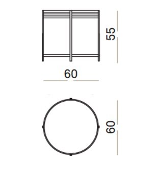 Столик Ula Small table ULA004 в Омске