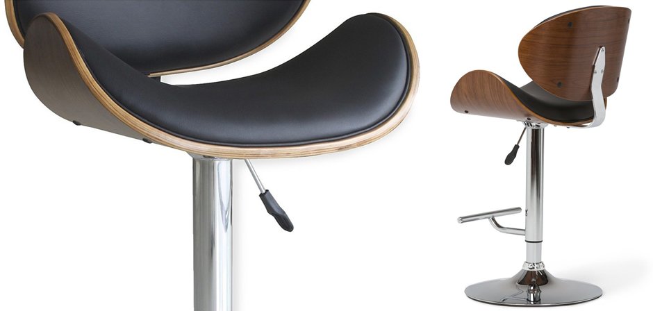 Барный стул Lounge Bar Stool черный - Loft-Concept в Омске