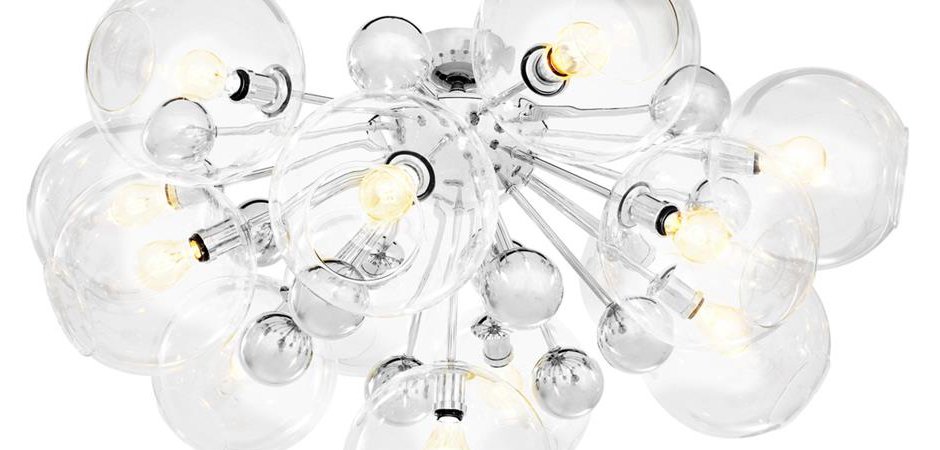 Потолочный светильник Eichholtz Ceiling Lamp Soleil Nickel Потолочный светильник Eichholtz Ceiling Lamp Soleil Nickel - Loft-Concept в Омске