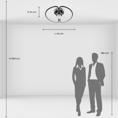 Потолочный светильник черного цвета круглой формы Luke Lampco Tracer Lamp в Омске