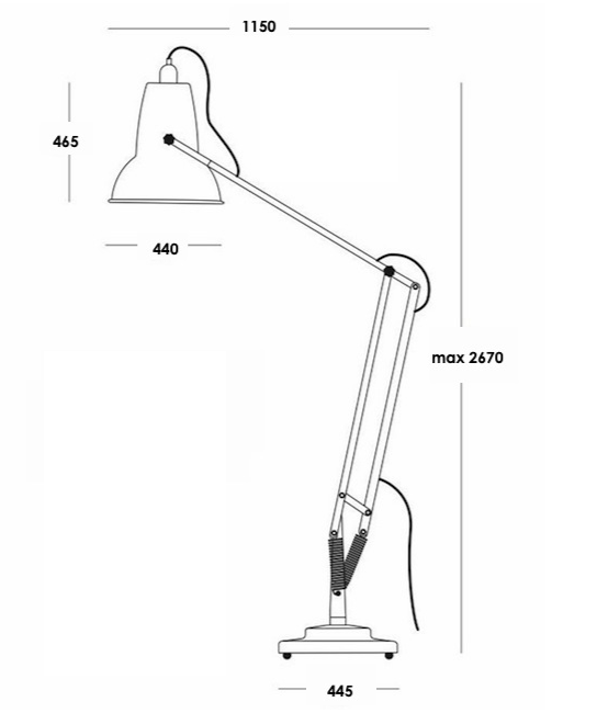 Напольная лампа Anglepoise Giant 1227 Floor Lamp в Омске