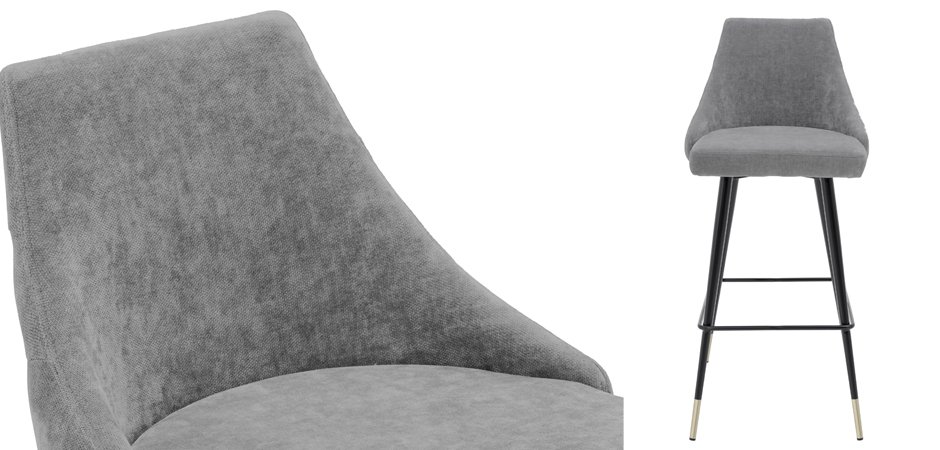Барный стул Eichholtz Bar Stool Cedro Grey - фото №1