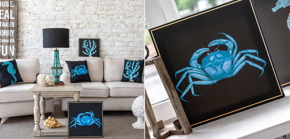 Постер Blue Crab Poster Постер Blue Crab Poster - Loft-Concept в Омске
