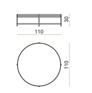 Столик Ula Round coffee table ULA002 в Омске