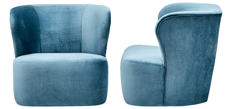 Кресло Hortense Chair Blue Кресло Hortense Chair Blue - Loft-Concept в Омске