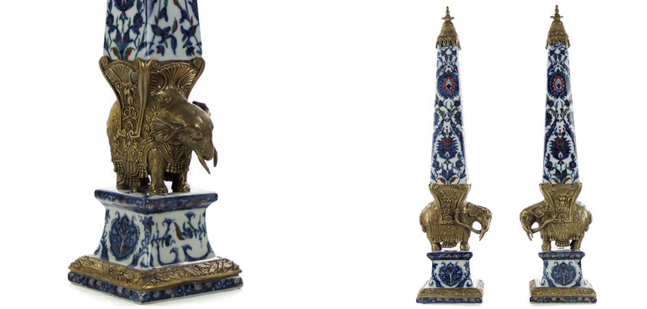 Статуэтка Painted Obelisk Elephant Статуэтка Painted Obelisk Elephant - Loft-Concept в Омске
