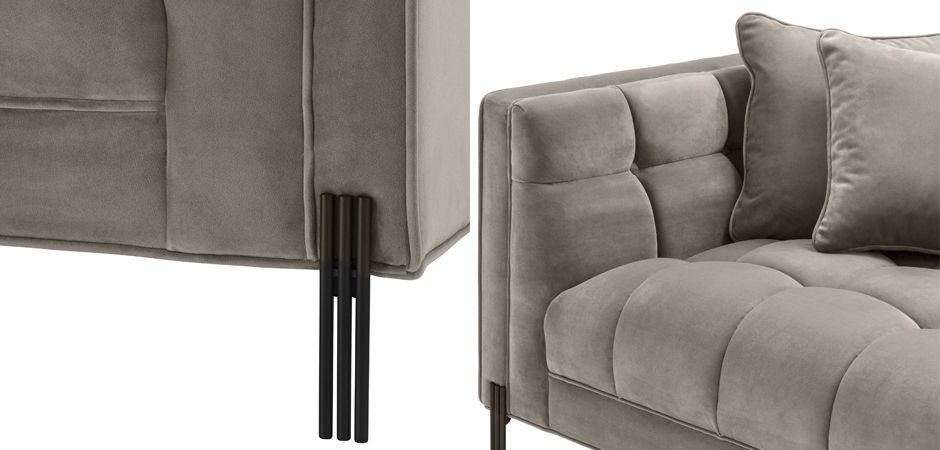 Диван Eichholtz Sofa Sienna greige - фото №1