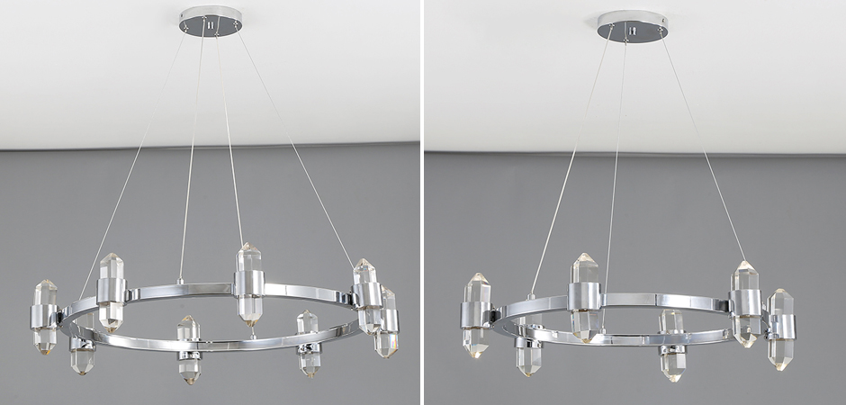 Люстра Crystal Ring Chandelier Chromium Люстра Crystal Ring Chandelier Chromium - Loft-Concept в Омске