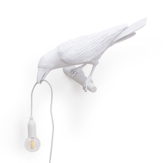 Бра Seletti Bird Lamp White Looking Белый в Омске | Loft Concept 