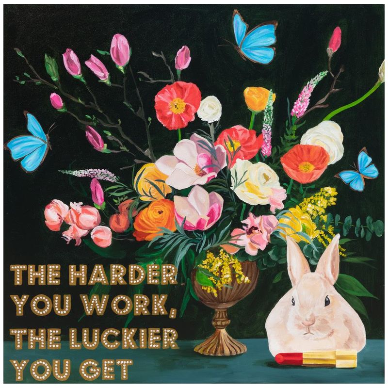 Картина The Harder You Work, The Luckier You Get Мульти в Омске | Loft Concept 