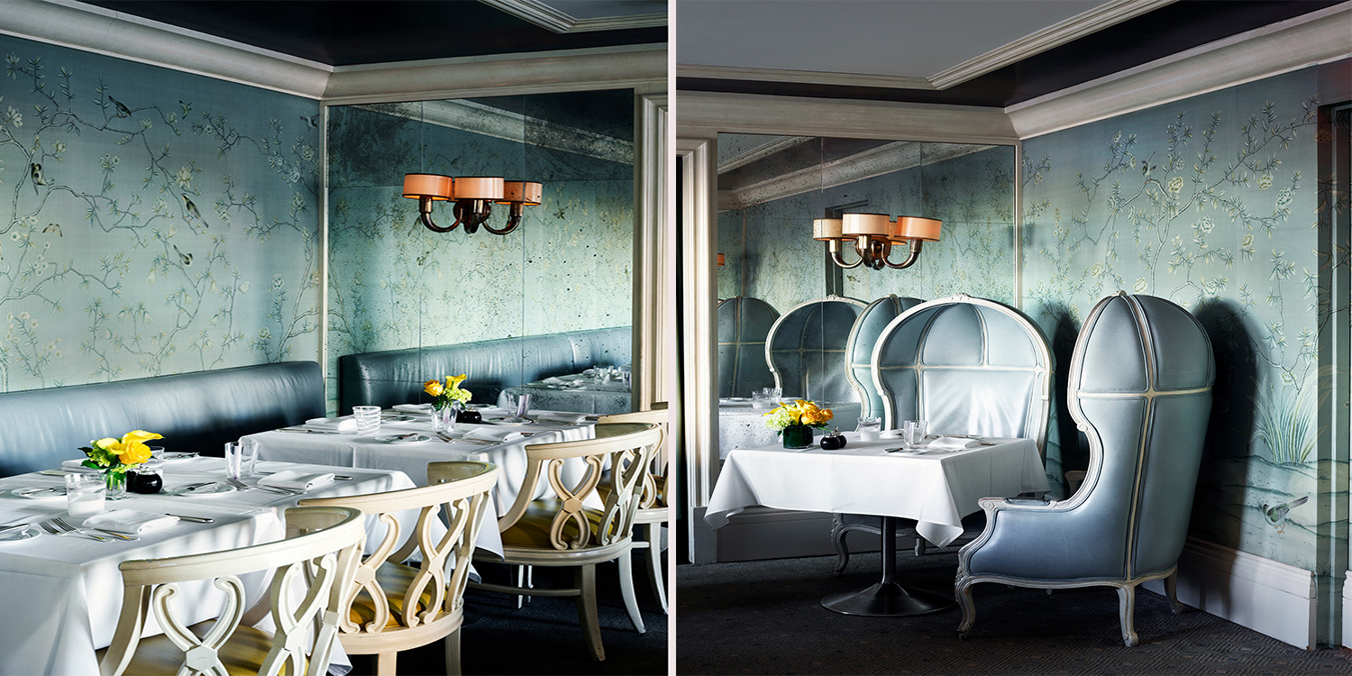 Обои ручная роспись Askew Blue Grey - фото №1