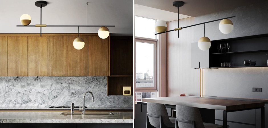Люстра Balls white & brass 3 Люстра Balls white & brass 3 - Loft-Concept в Омске