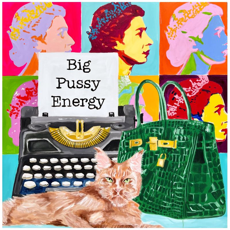 Картина Big Pussy Energy Мульти в Омске | Loft Concept 