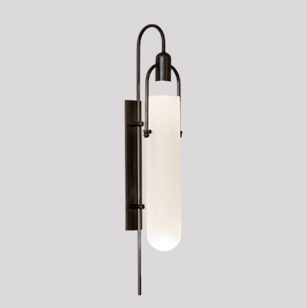 Бра Allied Maker ARC WELL SCONCE Черный Белый в Омске | Loft Concept 