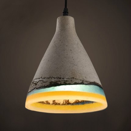 Подвесной светильник Art Concrete Pendant №2 Серый в Омске | Loft Concept 