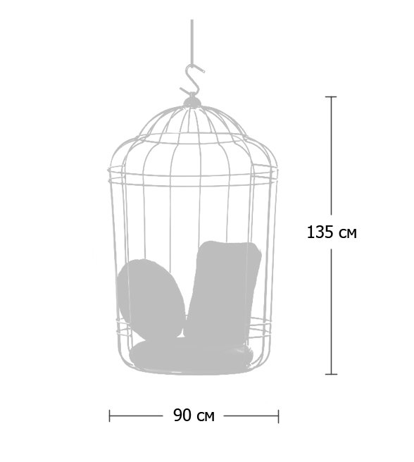 Подвесное кресло "клетка" Swing chair Cage в Омске