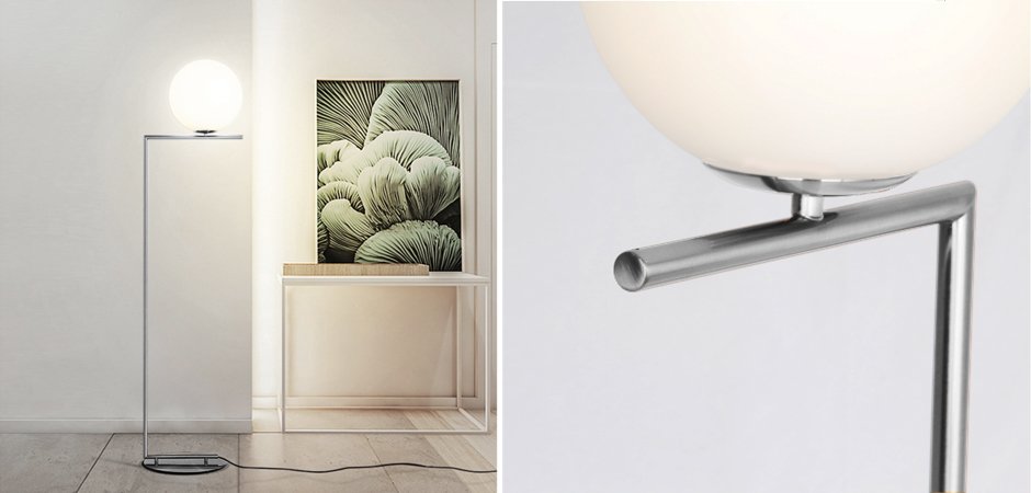 Торшер FLOS IC Lighting Flos Chrome Торшер FLOS IC Lighting Flos Chrome - Loft-Concept в Омске