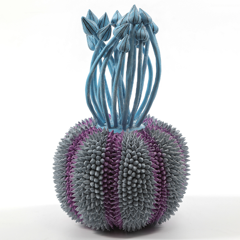 Статуэтка тропический фрукт Pandora Tropical Fruit Grey Lilac Blue Flowers Мульти Серый Голубой Сиреневый в Омске | Loft Concept 