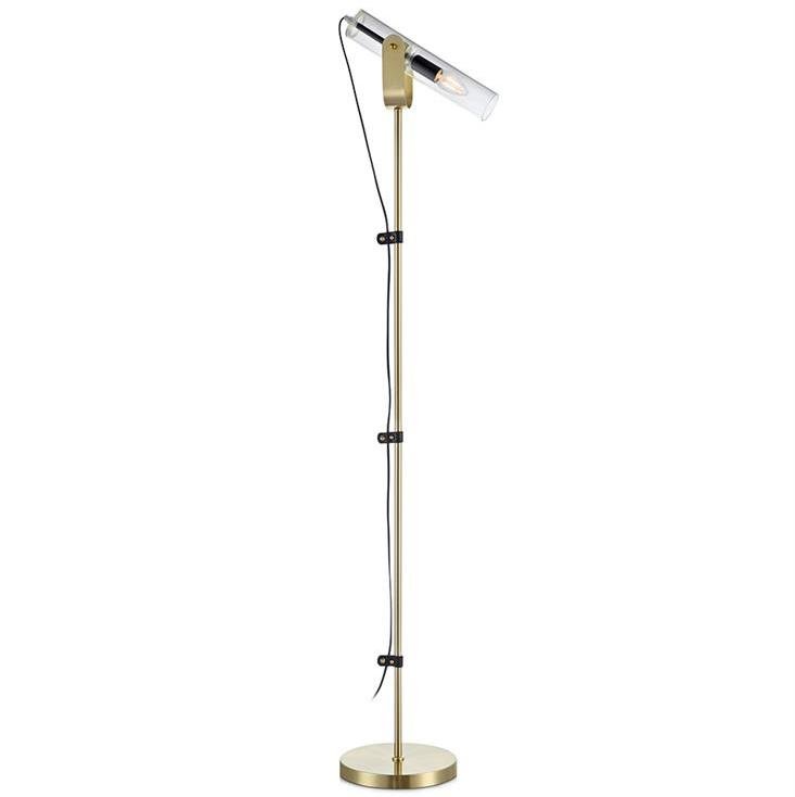 Торшер ReTube Floor Lamp Латунь в Омске | Loft Concept 